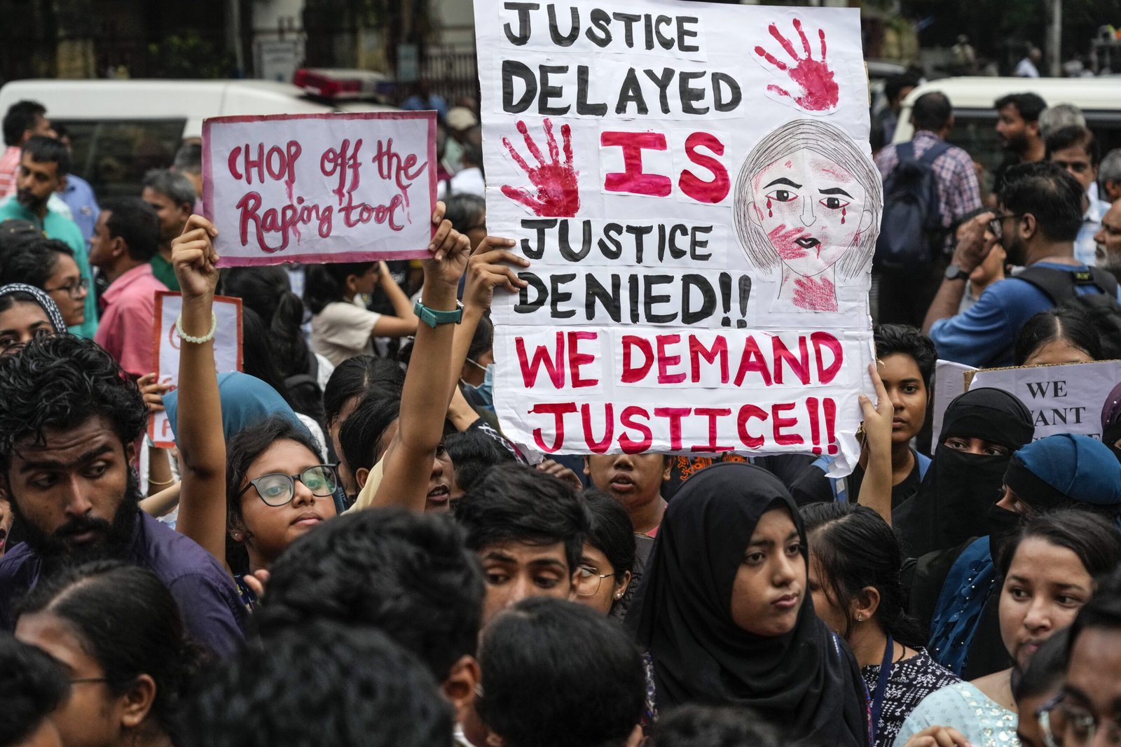 Demonstrations intensify in India following the rape and murder of a doctor in Kolkata.